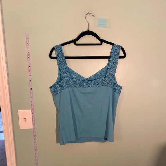 ☀️Sigrid Olsen Women’s Sleepwear Top, medium blue, size XL. - Picture 5 of 6